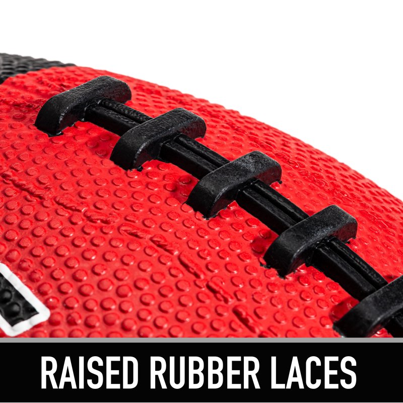 Junior Rubber Football 6-Pack with Pump - Kids Outdoor Play