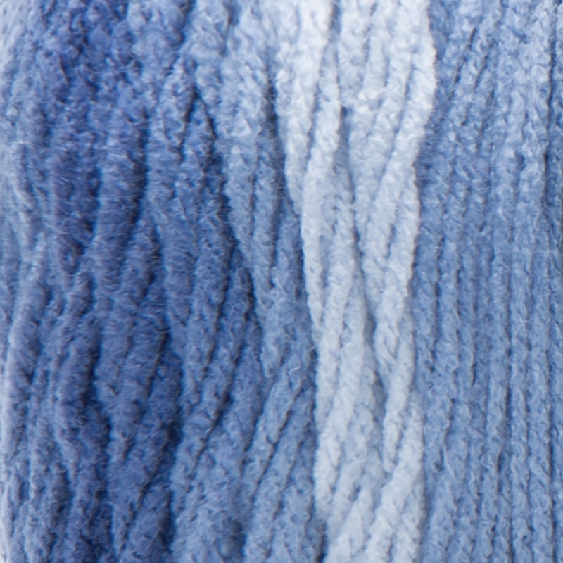 Ombre Acrylic Yarn 10oz/283g - Red Heart Super Saver, True Blue, Multiple Pack Sizes