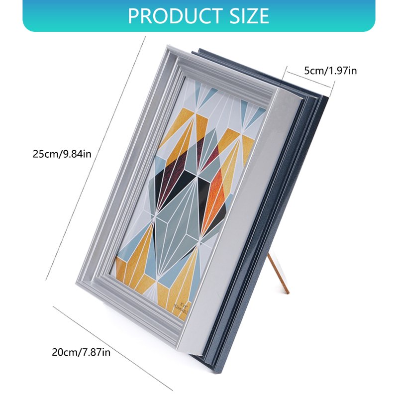 Discreet Fireproof Photo Frame Safe with Hidden Storage and Waterproof Zipper