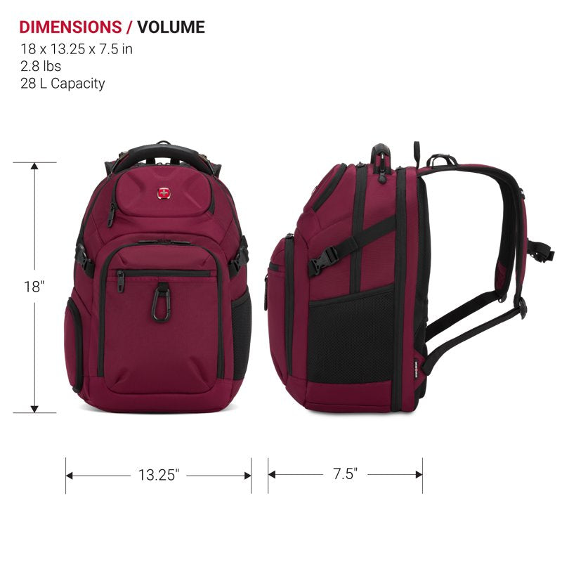 ScanSmart Laptop Backpack with Padded Compartments for Travel & School