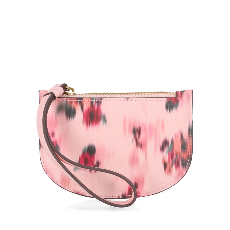 Women's Wristlet Wallet with Zip Top and Wrist Strap - Multiple Colors
