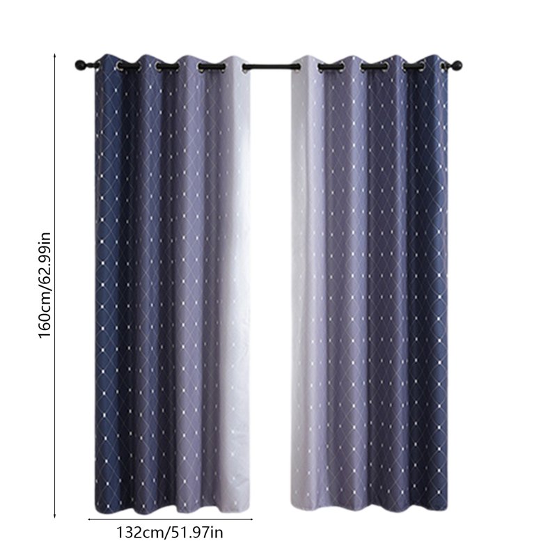 Blackout Curtains Set of 2 - Thermal Insulated Noise Reducing Drapes for Bedroom & Living Room