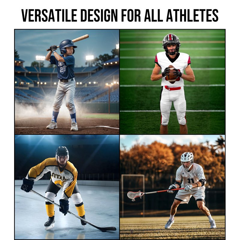 Lightweight Athletic Cup for Men & Boys with Soft Rim Comfort - Impact Protection for Baseball, Football, Lacrosse, Hockey