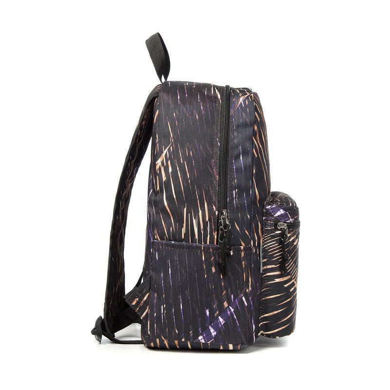 Unisex 18-Inch Meteor Print School Backpack with Laptop Compartment