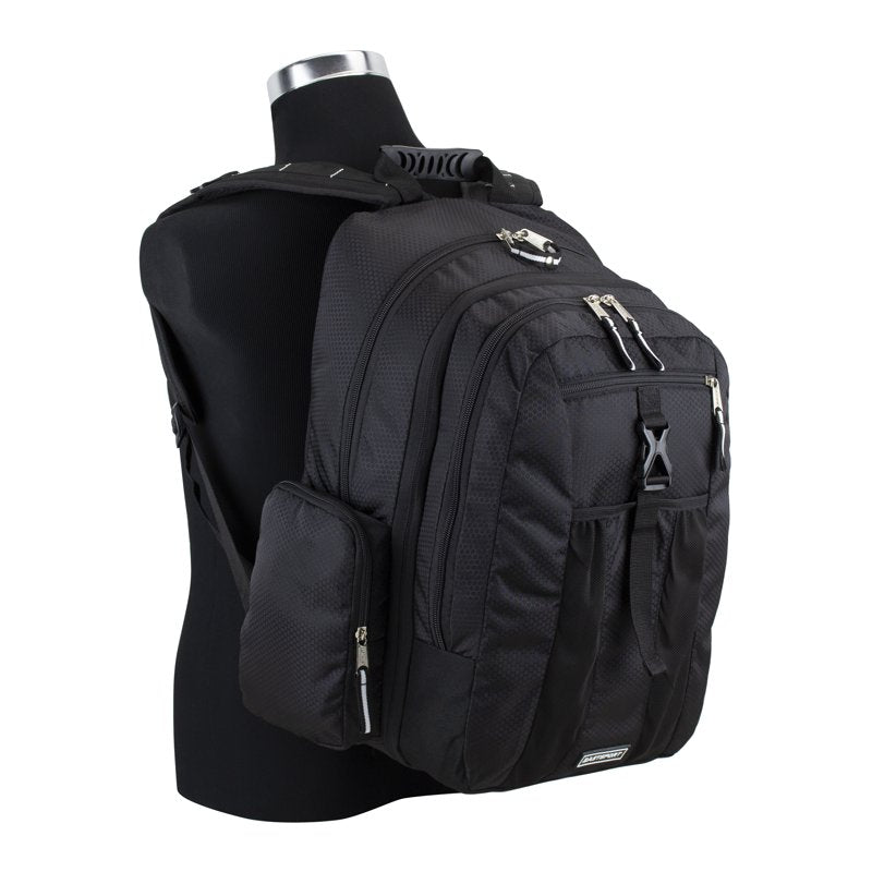 Unisex 19-Inch Recycled Expandable Backpack for School & Travel