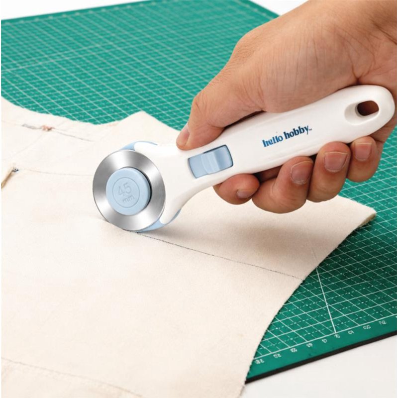 45mm Rotary Cutter for Fabric and Craft Projects with Safety Guard