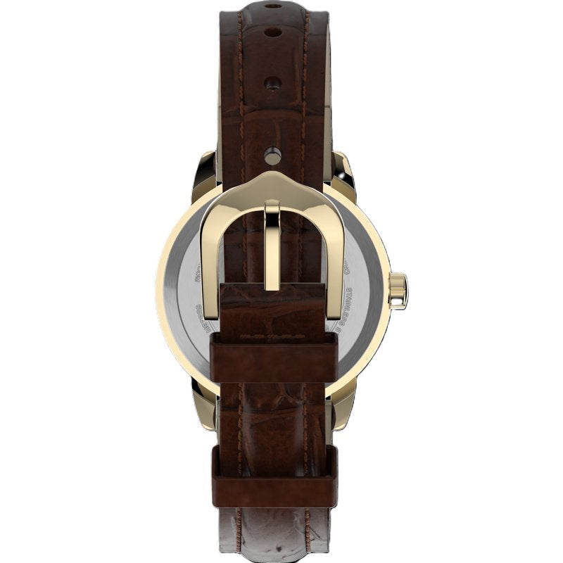 Timex Ladies' Dress Leather Strap Watch Band - Brown