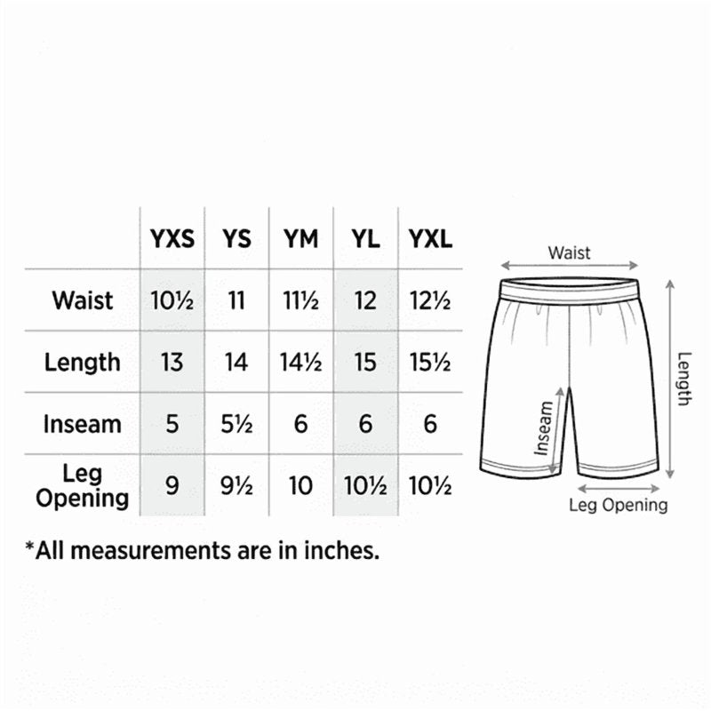 Youth Soccer Shorts Athletic Fit Royal L by J4K Inc – Lightweight Breathable Activewear (Variation: Child)