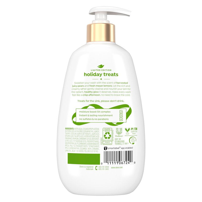 Dove Pear Delight Hand Wash - Holiday Limited Edition, Nourishing 12 fl oz