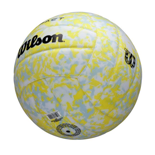 Impact Gen Green Volleyball - Official Size Recycled EVA Foam, Blue/Yellow