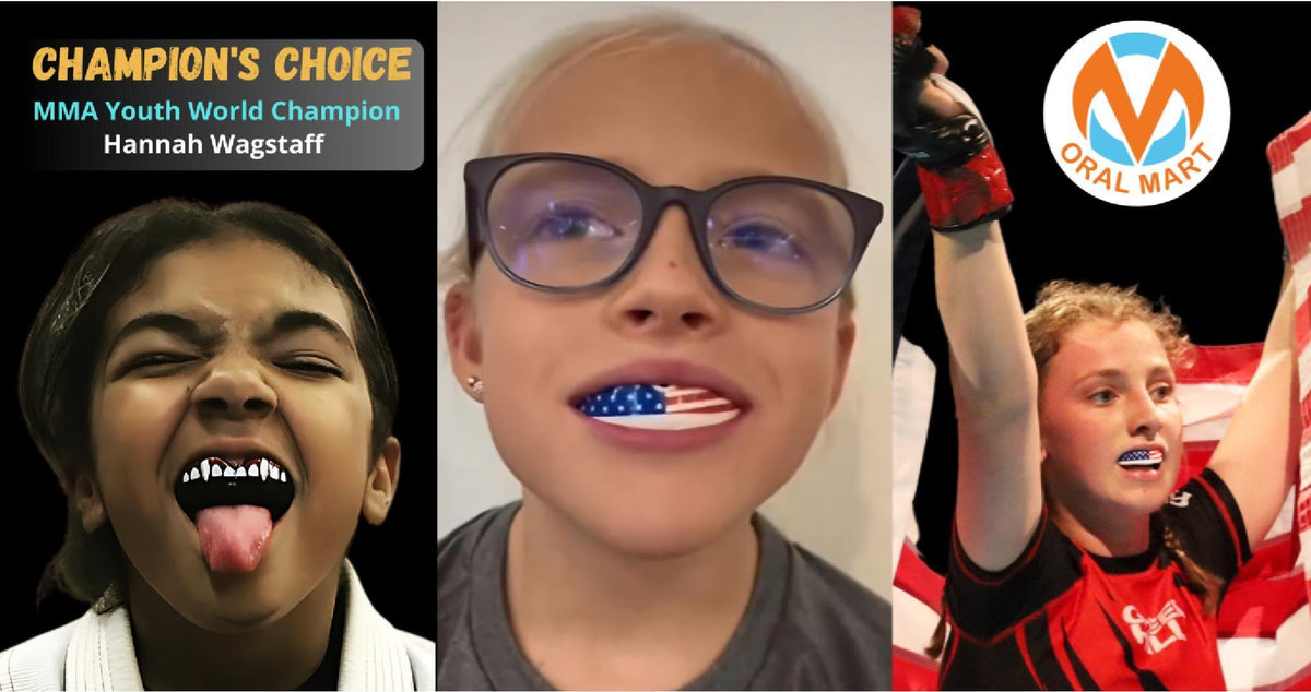 Youth Sports Mouth Guard for Kids - Impact-Resistant, BPA-Free, USA Flag Design