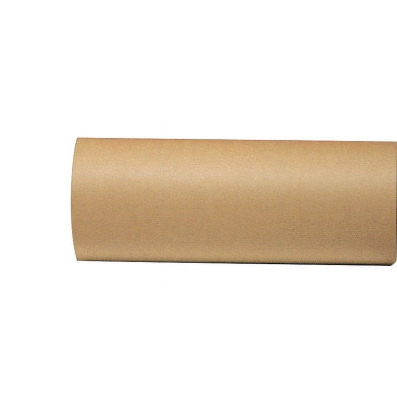 Heavy Weight Kraft Paper Roll - 50 lb, 24-48 in Width, 1000 ft Brown
