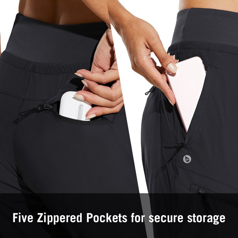 Lightweight Women's Hiking Joggers with UPF50+ and Multiple Pockets