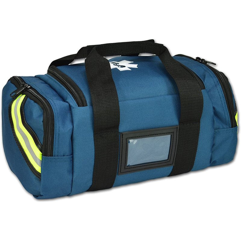 Compact Trauma First Responder EMS Bag with Standard Fill Kit - Multiple Colors