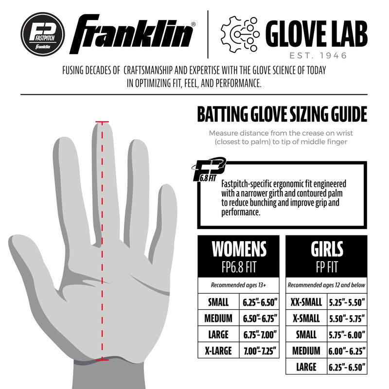 Women's Softball Batting Gloves - Official USA Softball Performance