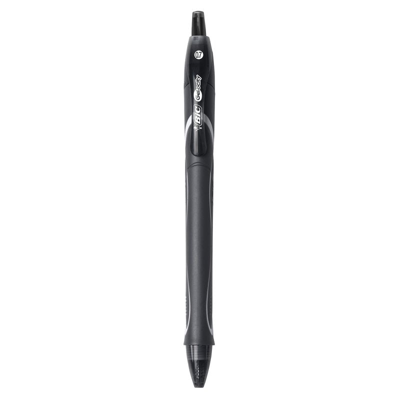Gel Pen Set - Refillable Black Retractable 0.7mm Point - 24 Pack