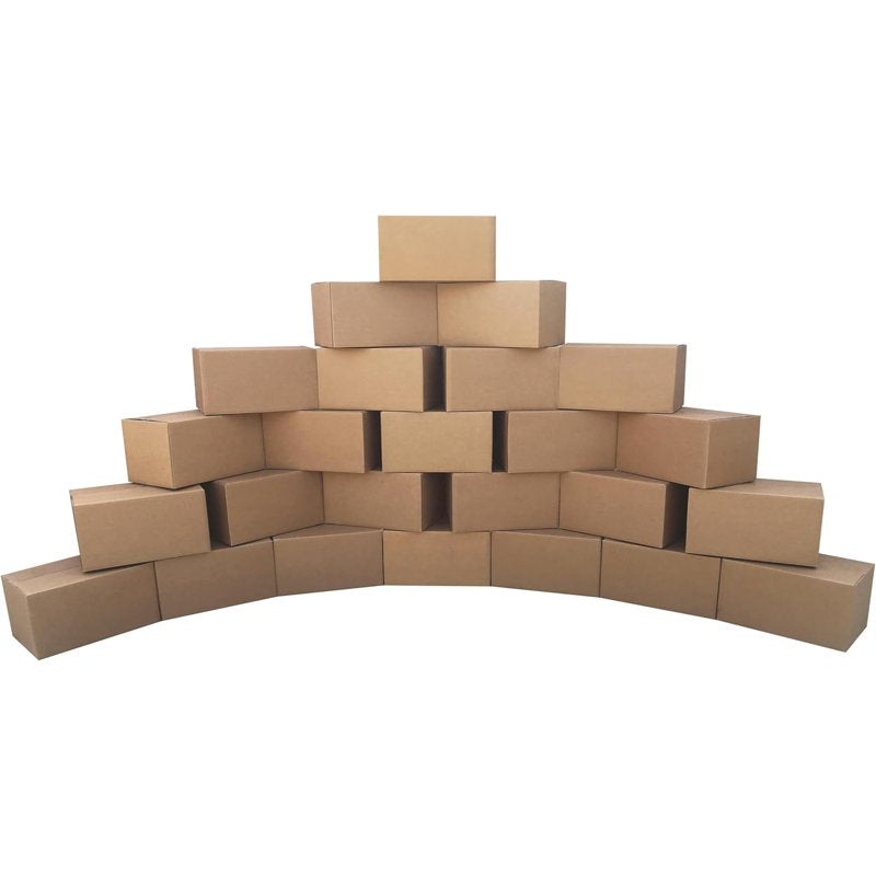 16x12x8 Shipping Boxes - 25 Pack, Corrugated Cardboard for Packing & Storage