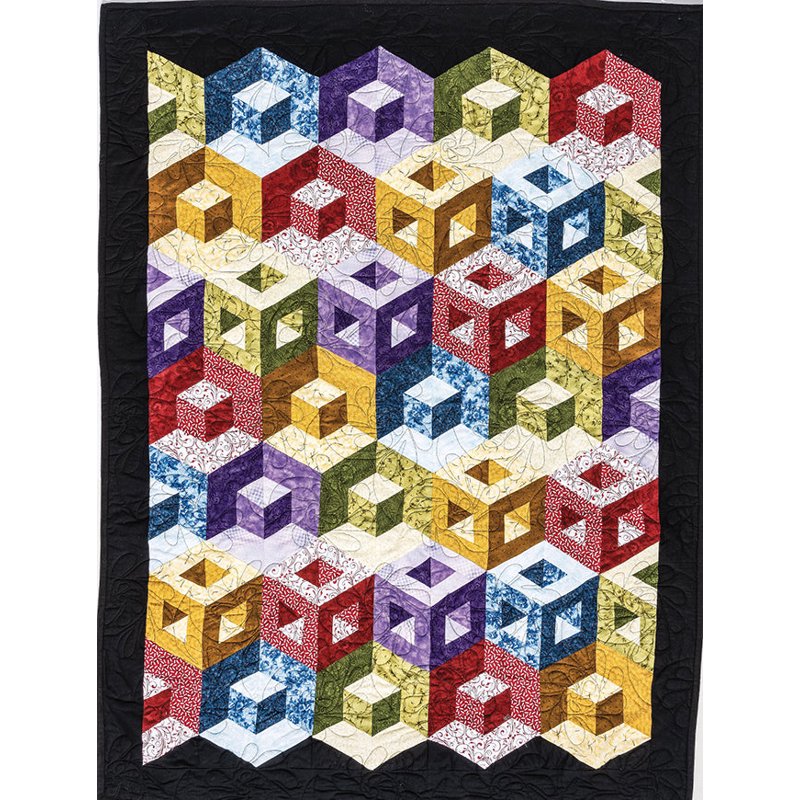 3D Quilt Block Kit - Easy Quilting for Surreal 3D Effect