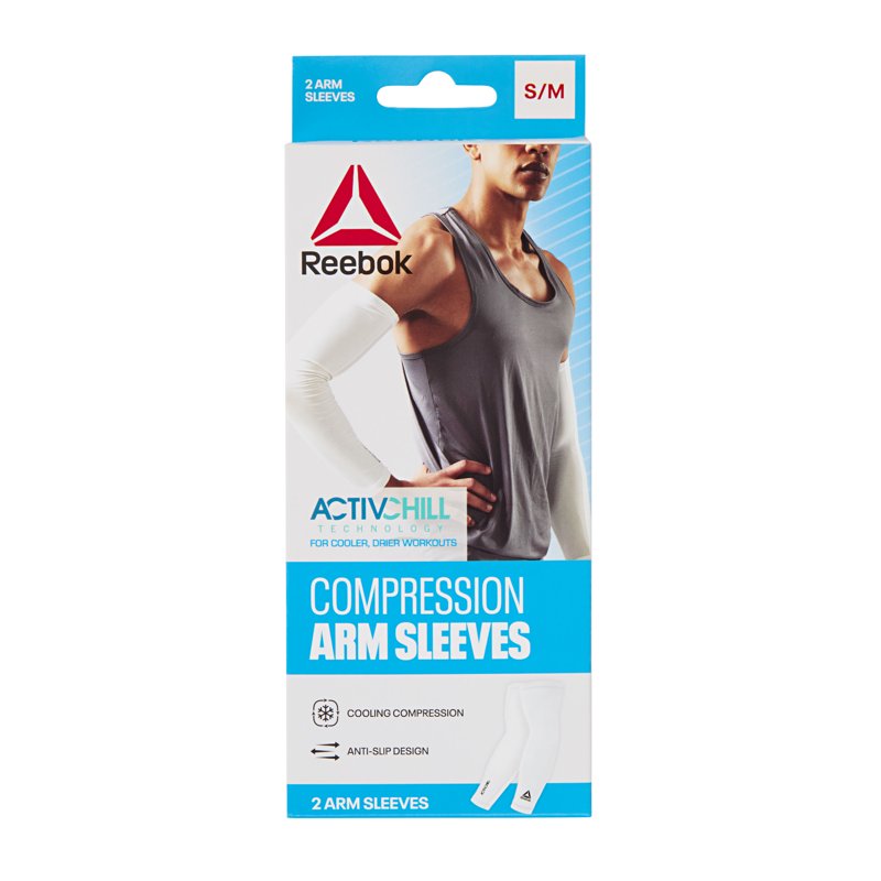 Unisex Compression Arm Sleeves with Cooling & Anti-Slip Grip – 2 Pack