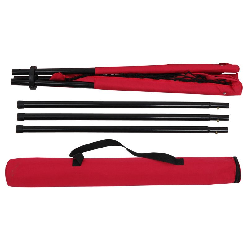 7 Ft Baseball Softball Practice Net with Carry Bag & Metal Frame for Hitting Pitching & Fielding Training