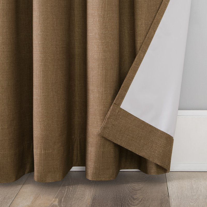 Blackout Thermal Insulated Grommet Curtain Panel - Light Blocking & Energy Saving