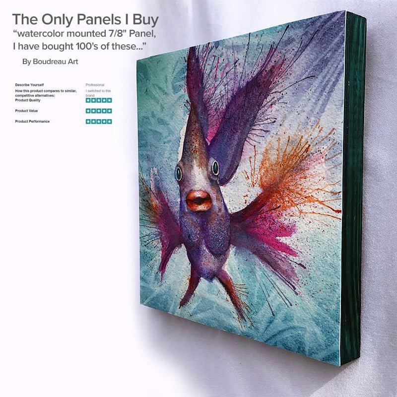 Artist Wood Panel for Painting - Multiple Sizes, Archival Quality
