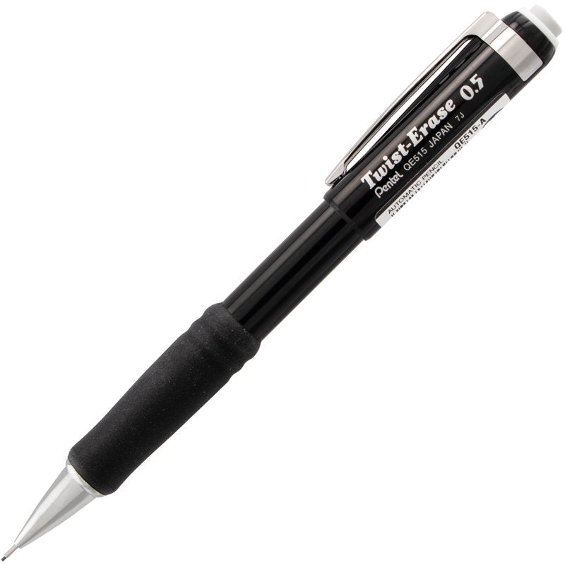 Pentel Twist-Erase III Mechanical Pencil 0.5mm with Eraser Refills 2-Pack