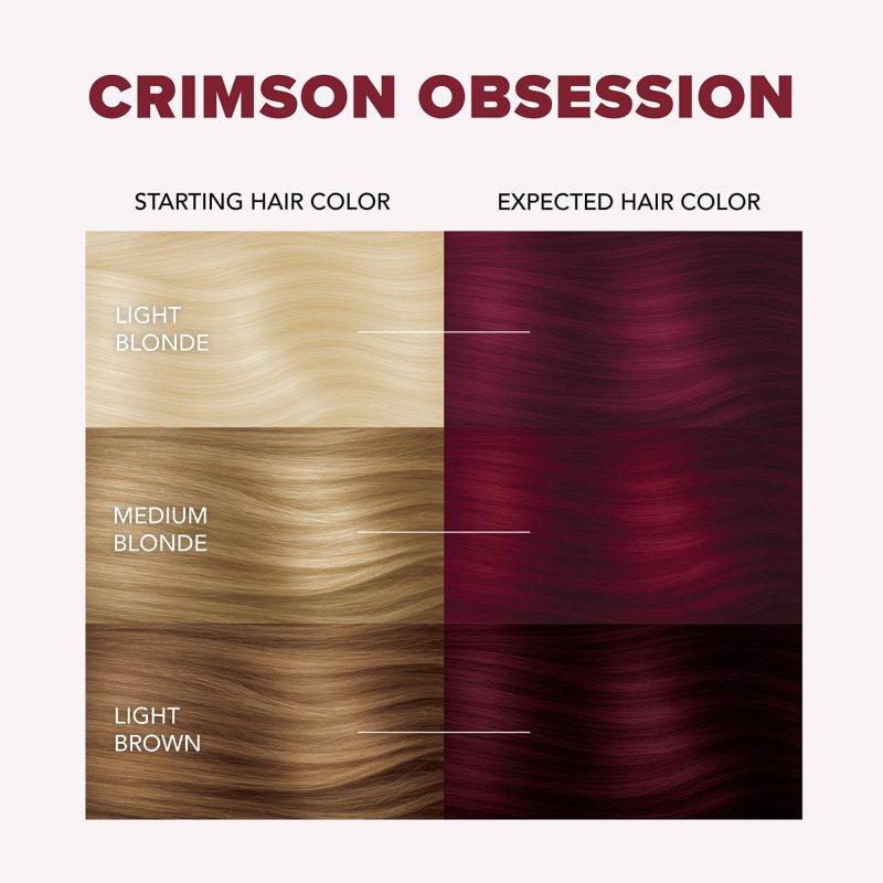 Semi-Permanent Hair Dye Kit with Bleach - Multiple Bright Shades