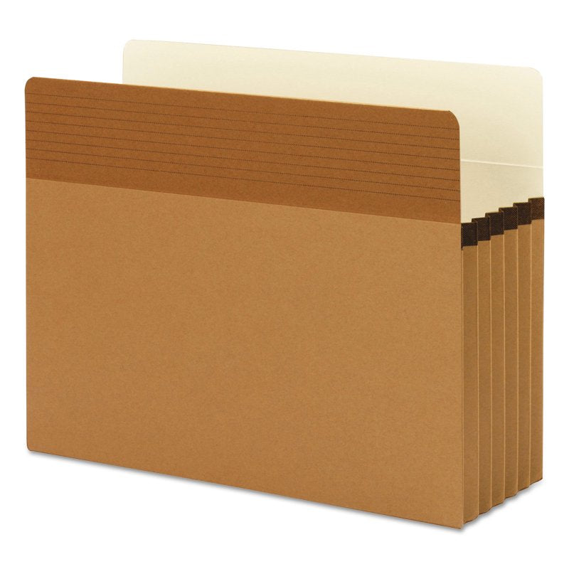 Letter-Size Redrope File Pockets with 5.25-Inch Expansion, 10 Pack
