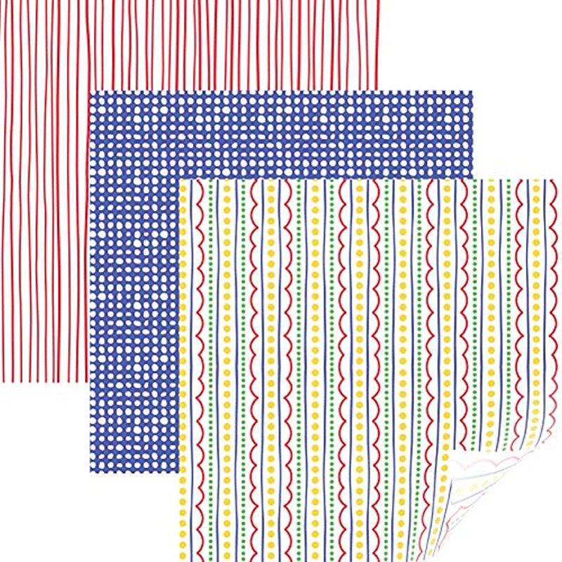 Patterned Iron-On Vinyl Sampler - Ditsy Dot 12x12 Inches, 6 Sheets