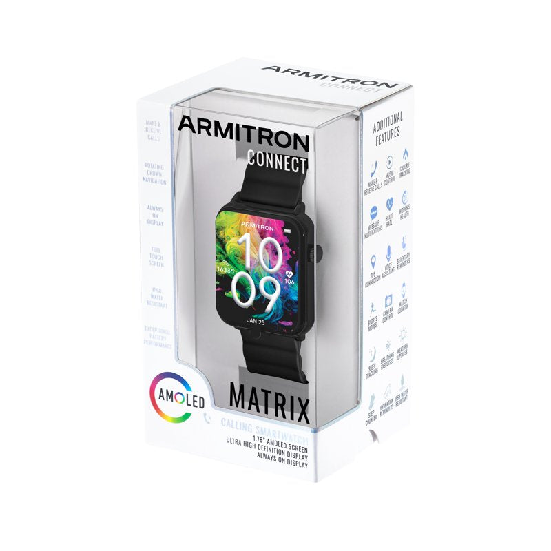 Smart Watch with Voice Assistant & Backlight - 44mm Fitness Tracker with Charging Cable & Band