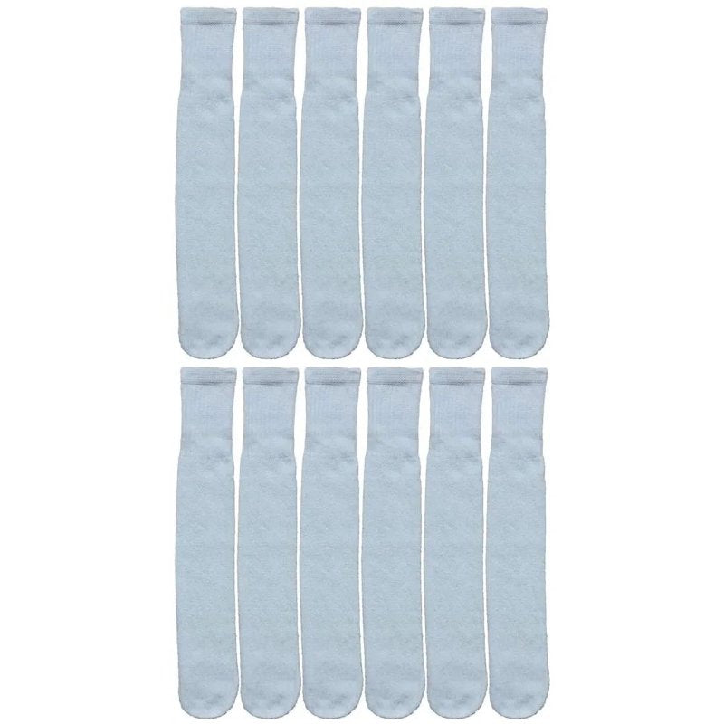 Men's Athletic Cotton Tube Socks - Size 9-15, Cushioned Sports Socks