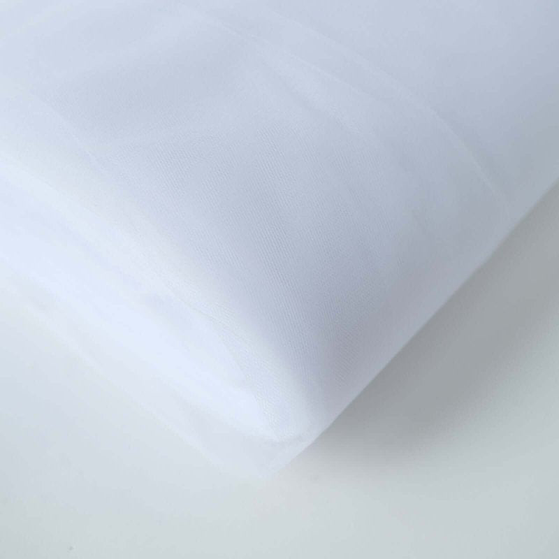 Large Wedding Tulle Fabric Roll 108x50 Yards for Party Decorations White