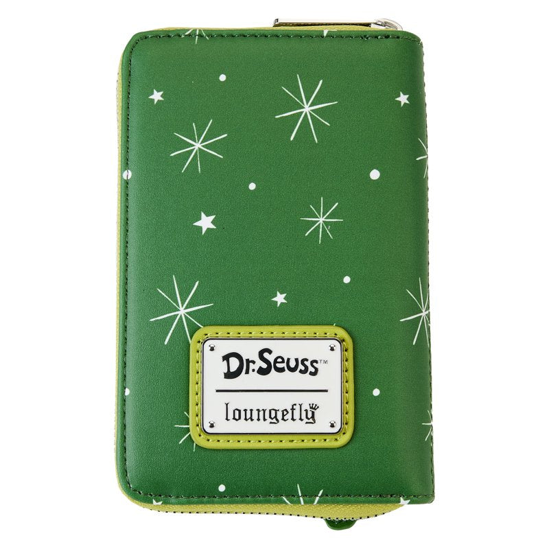 Dr. Seuss Santa Grinch & Max Zip-Around Wallet - Holiday Christmas Gift