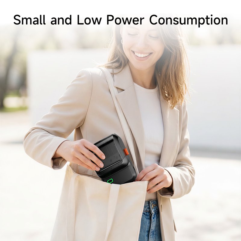 Wireless Thermal Label Maker for Small Business & Home Organization – Bluetooth, No Ink, 2-Inch Barcode & Address Labels