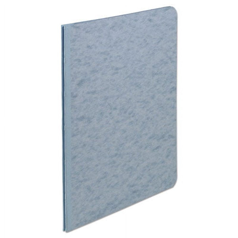 Pressboard Report Cover with Reinforced Hinge and Prong Fastener - 3 Inch Capacity, 8.5 x 11 Inches, Light Blue, Bundle of 2