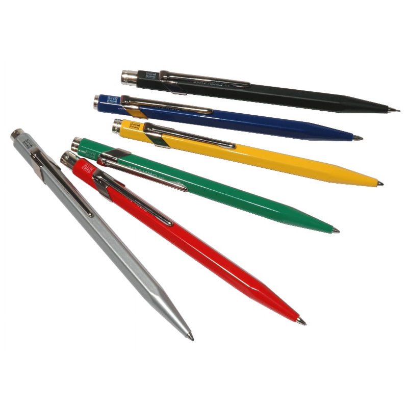 Caran d'Ache 849 Ballpoint Pen - Sapphire Blue, Aluminum Hexagonal Body