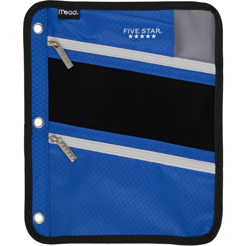 Durable Mesh Pencil Case - Multi-Color Zipper Organizer for School Supplies
