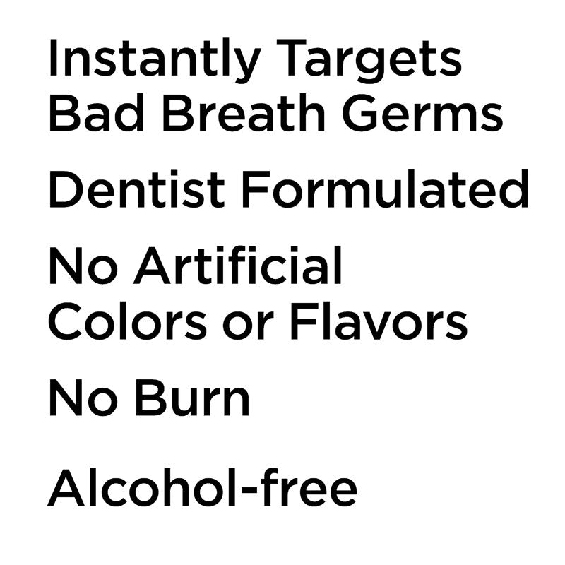 Multi Pack Alcohol-Free Mint Mouthwash for Fresh Breath - 3 x 16 Fl Oz