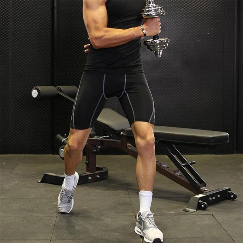 Compression Athletic Shorts with Protective Cup for Sports & Fitness
