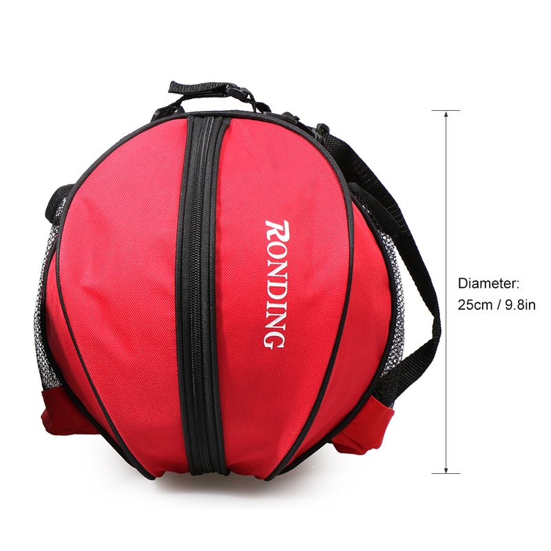 Sport Ball Shoulder Bag for Basketball, Soccer, Volleyball - Water-Resistant