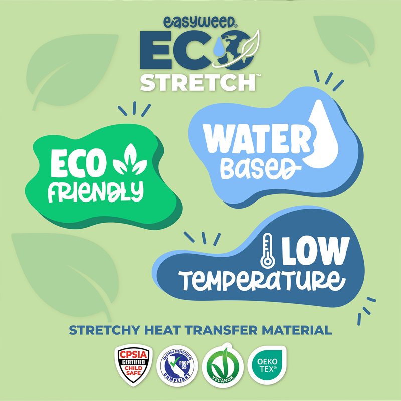 EcoStretch Heat Transfer Vinyl for Garments - White 60"