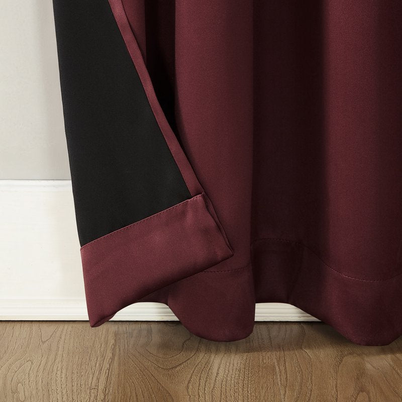 Blackout Curtain Panel - Extreme 100% Light Blocking, Rod Pocket, Various Sizes & Colors