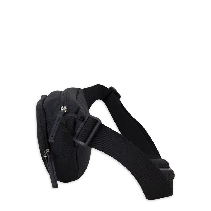 Unisex Adjustable Fanny Pack with Multiple Compartments - Black