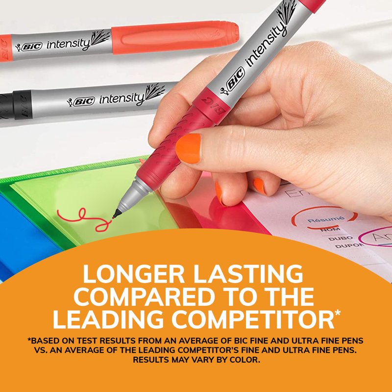 Permanent Marker Set - Ultra Fine Point, 36 Colors for Creative & Office Use