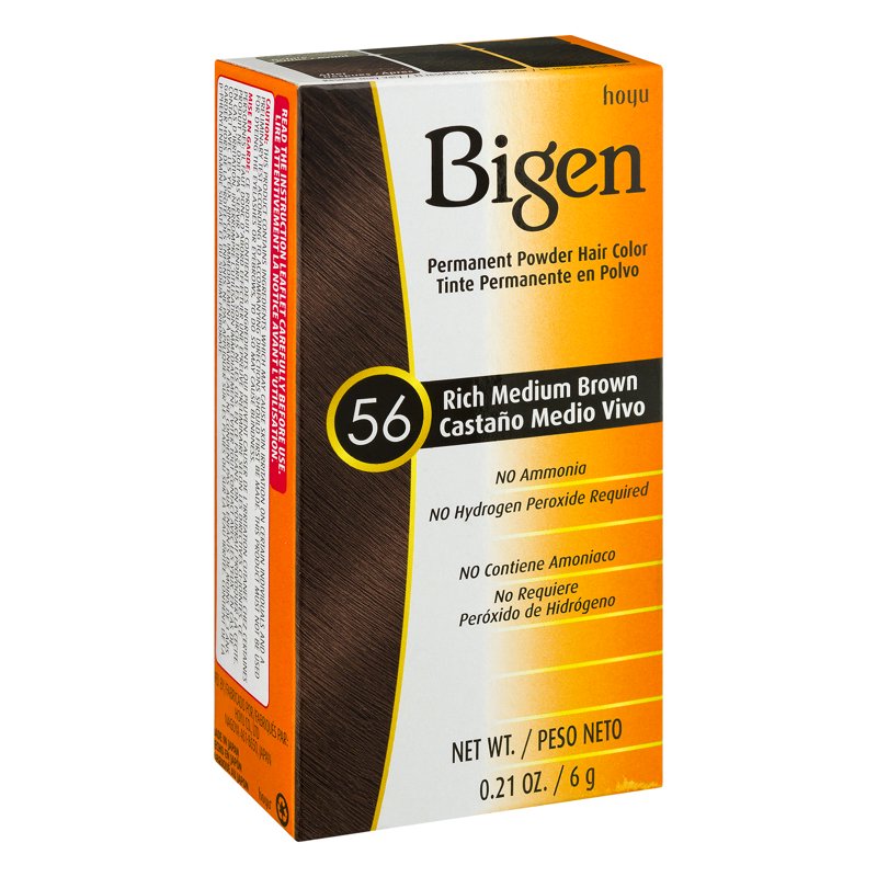 Permanent Hair Color Powder - Gray Coverage, Ammonia-Free, Water-Activated