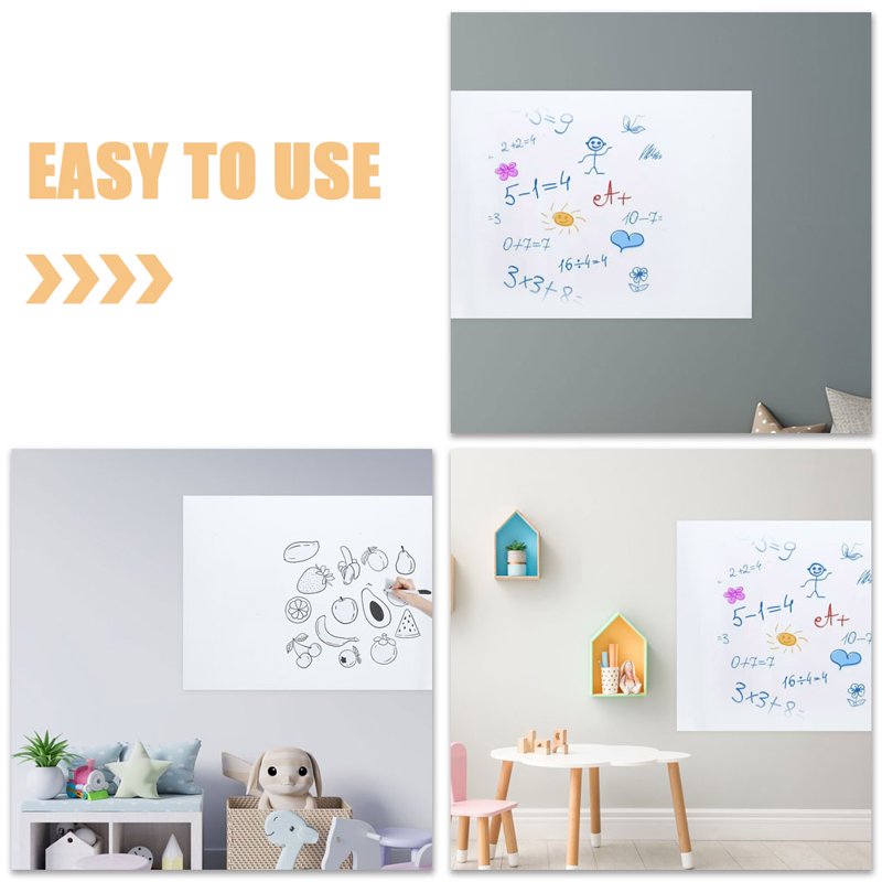 Magnetic Dry Erase Board 45x300cm for Office Classroom & Home with Marker & Eraser