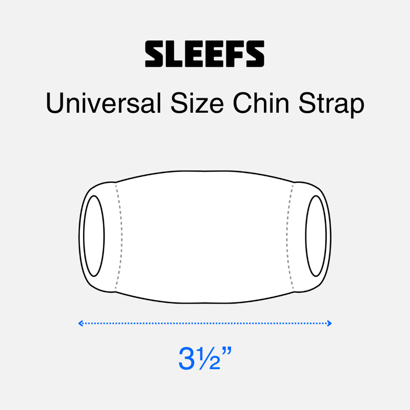 Football Helmet Chin Strap Cover - Soft Moisture-Wicking Polyester & Mesh
