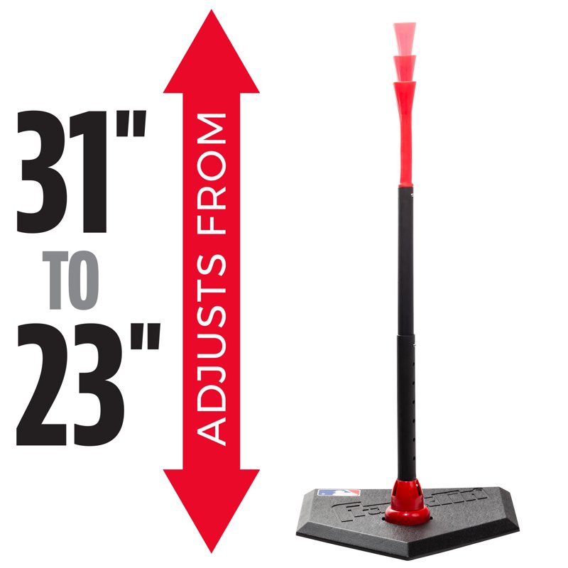 Kids Baseball Batting Tee - Adjustable T-Ball Practice Swing for Beginners