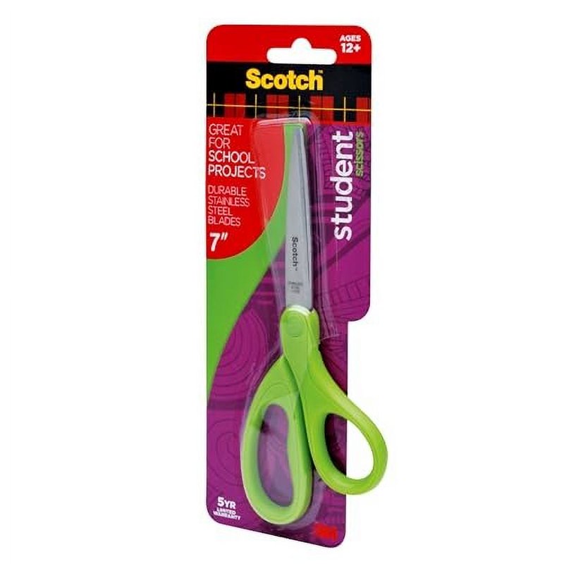 7-Inch Student Scissors Set - Multi-Color Safety Classroom Scissors